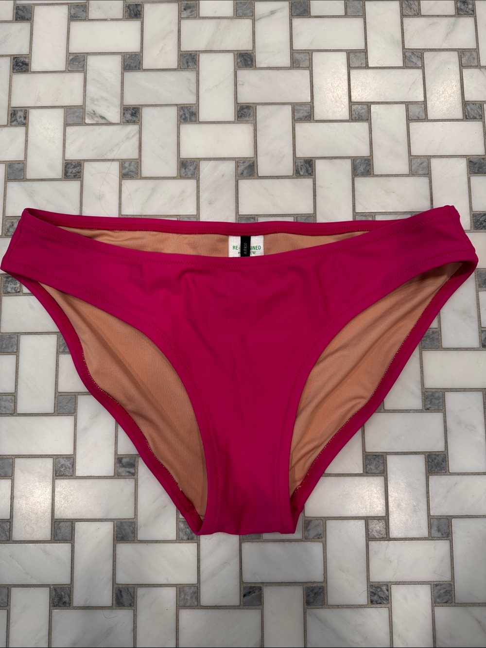 J. Crew Fuchsia High-Rise Bikini Bottoms